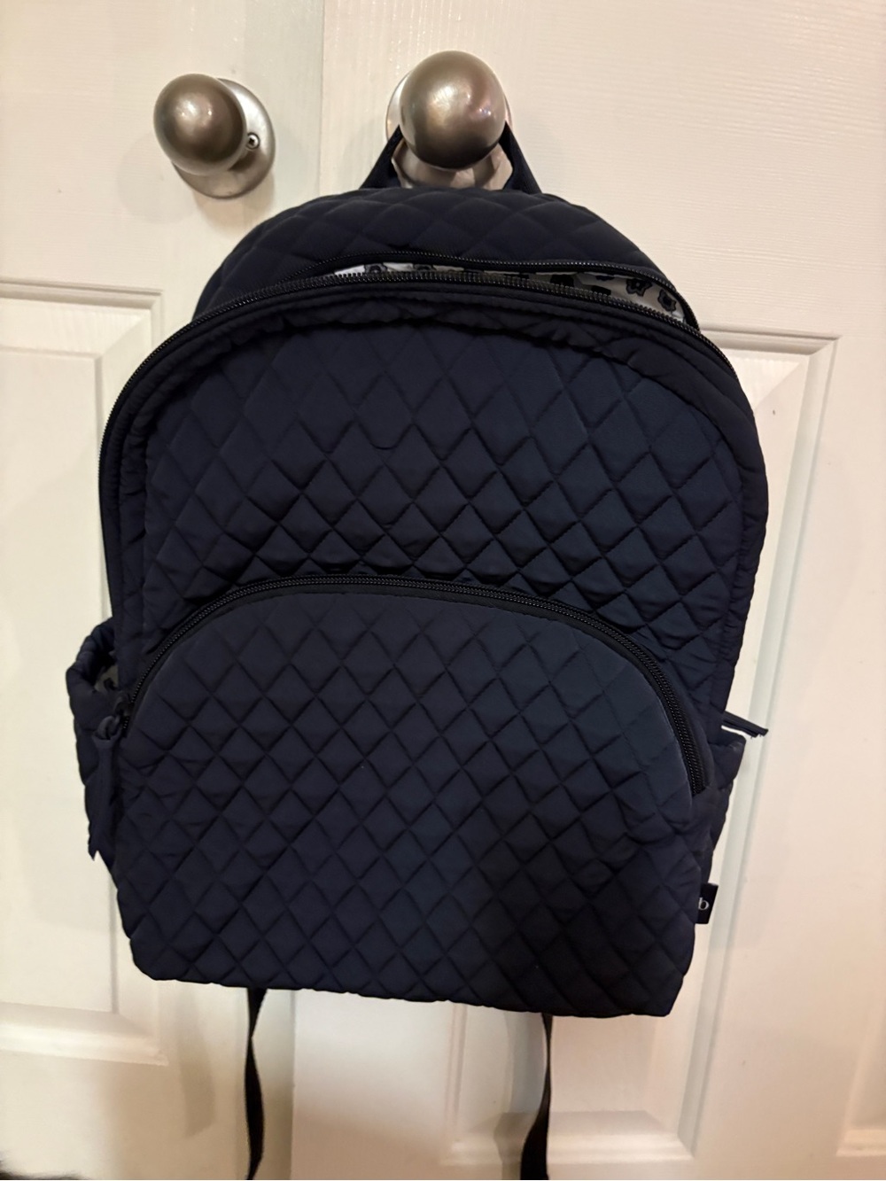 Vera Bradley Quilted Black Backpack